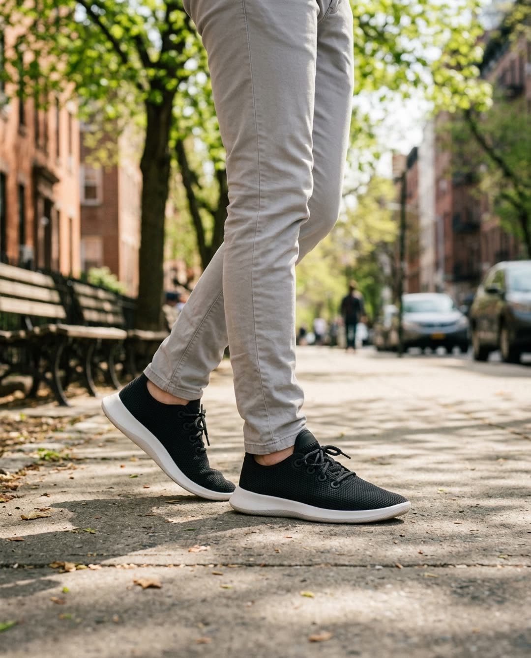 Allbirds Tree Runner, in use